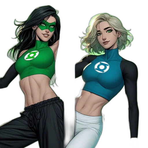 comic book art, concept art, cartoon, fantasy art transparent PNG cut-out