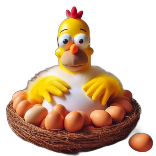 food, animal, 3d render, photorealistic transparent PNG cut-out