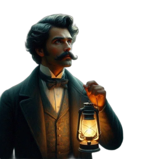 bottle, face, staff, concept art transparent PNG cut-out