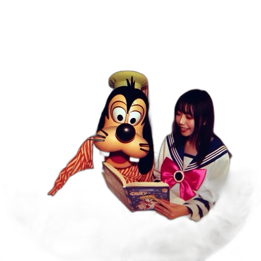 staff, jacket, animal, creature transparent PNG cut-out