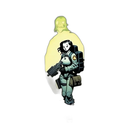 jacket, weapon, bottle, robot transparent PNG cut-out