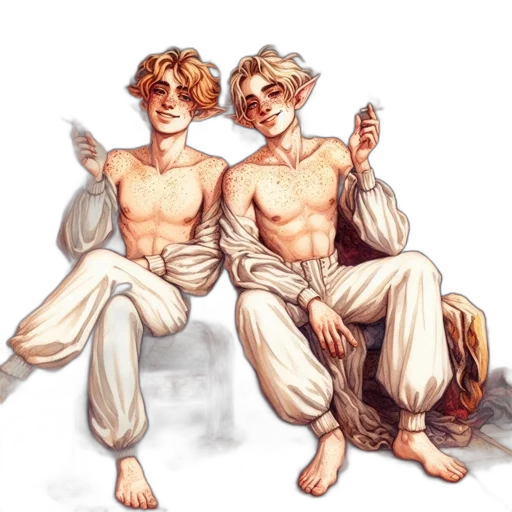 fantasy art, watercolor, concept art, pixel art transparent PNG cut-out