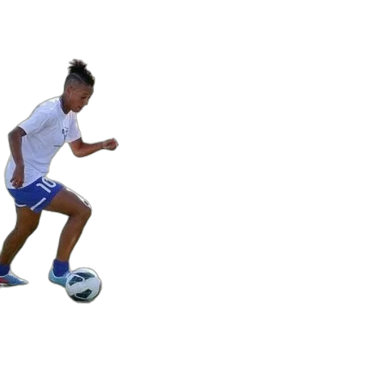 two, girls, playing, soccer transparent PNG cut-out