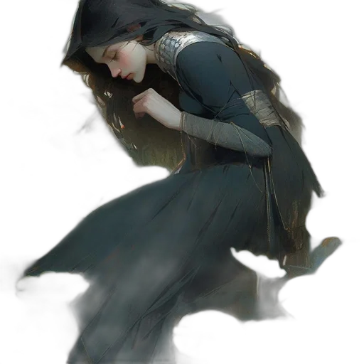 jacket, mask, dress, weapon transparent PNG cut-out