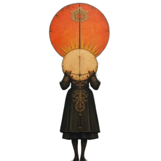 umbrella, staff, mask, hat transparent PNG cut-out