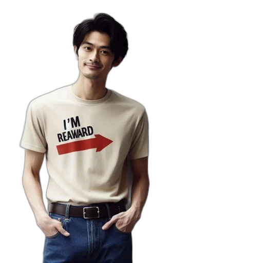 photorealistic, pixel art, young, man transparent PNG cut-out