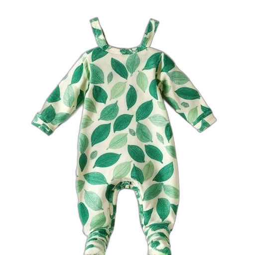 green, baby, playsuit, all transparent PNG cut-out
