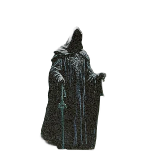 jacket, staff, mask, weapon transparent PNG cut-out