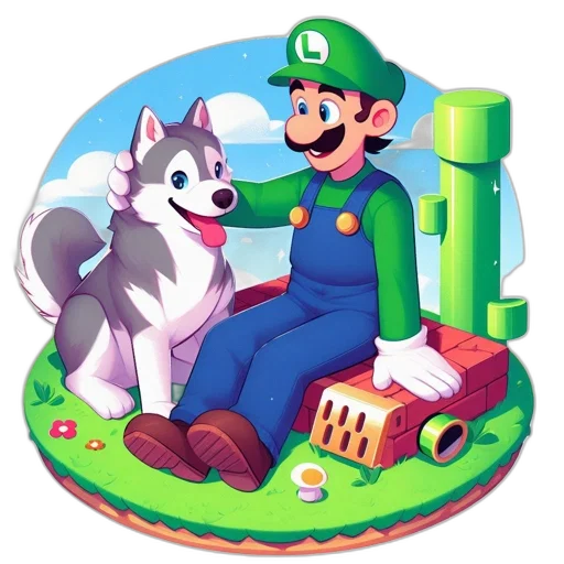 staff, animal, furniture, pixel art transparent PNG cut-out