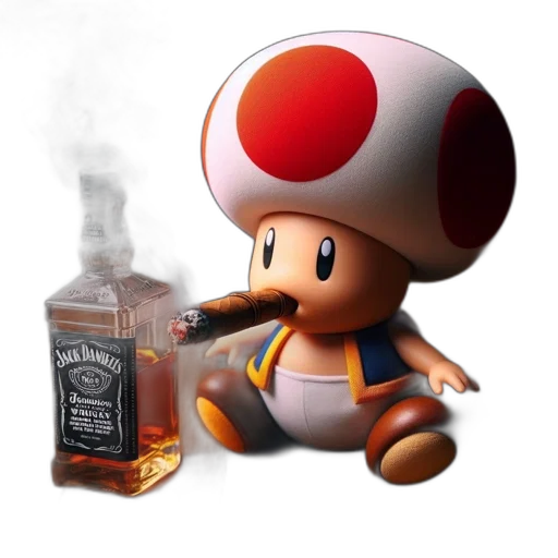 bottle, robot, weapon, hat transparent PNG cut-out