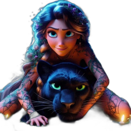 fantasy art, concept art, cartoon, 3d render transparent PNG cut-out