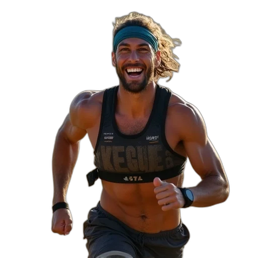 competitor, chest, brace, armband transparent PNG cut-out