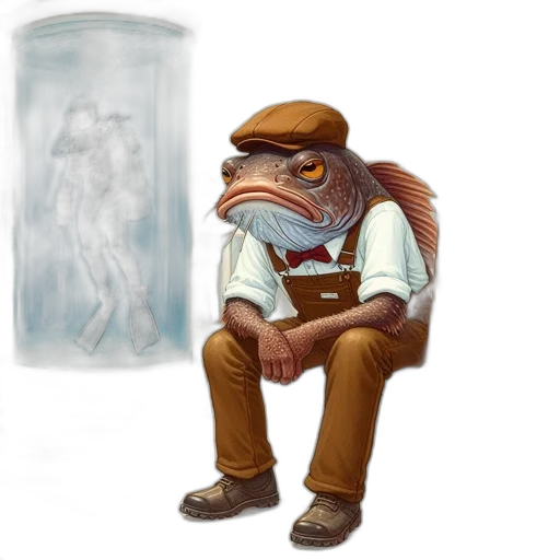 creature, staff, jacket, animal transparent PNG cut-out