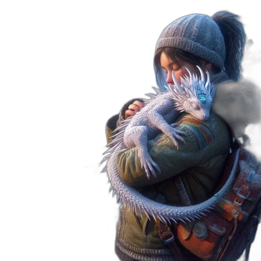 jacket, creature, animal, concept art transparent PNG cut-out