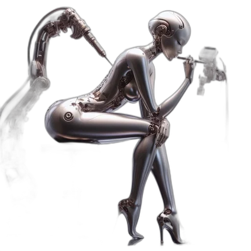 robot, staff, jewelry, weapon transparent PNG cut-out