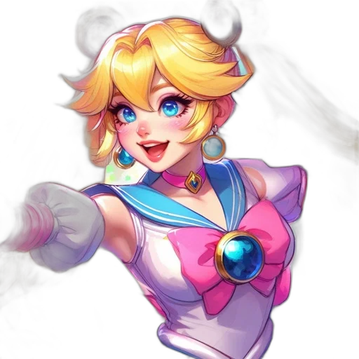 staff, weapon, face, dress transparent PNG cut-out