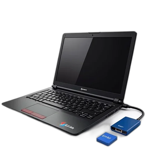 3d render, black, laptop, keyboard transparent PNG cut-out