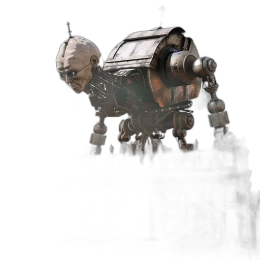 robot, weapon, animal, creature transparent PNG cut-out
