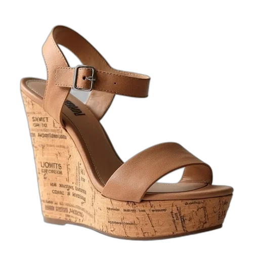 shoes, rachel, louvet, cork transparent PNG cut-out