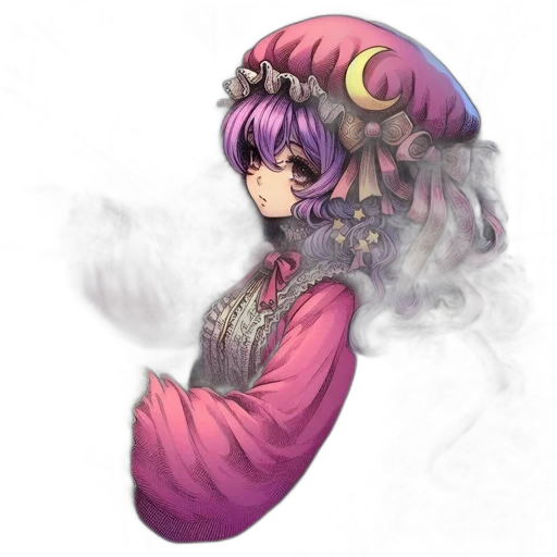 staff, dragon, mask, hair transparent PNG cut-out