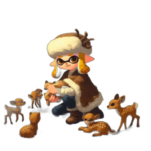 animal, staff, creature, concept art transparent PNG cut-out