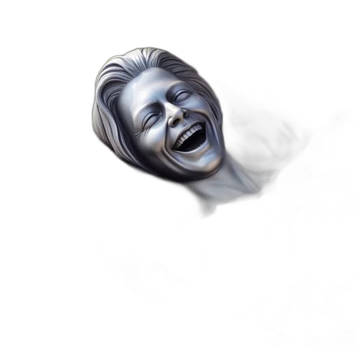 face, mask, creature, hair transparent PNG cut-out