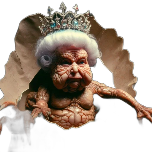 crown, creature, face, mask transparent PNG cut-out