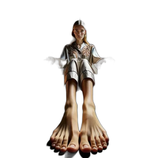 shoes, creature, 3d render, concept art transparent PNG cut-out