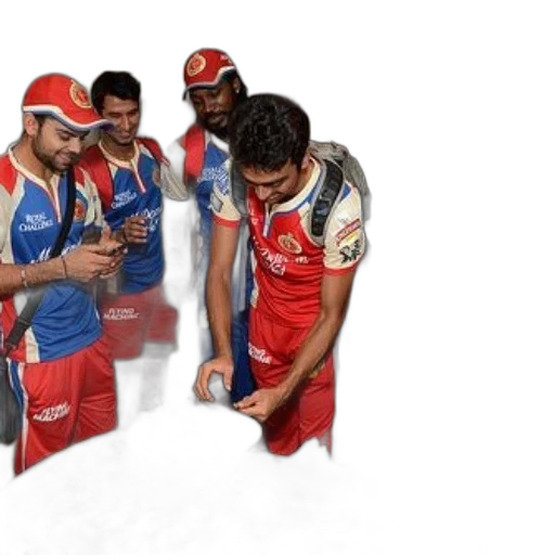 group, cricket, players, red transparent PNG cut-out