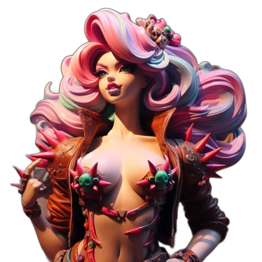 concept art, fantasy art, 3d render, pixel art transparent PNG cut-out