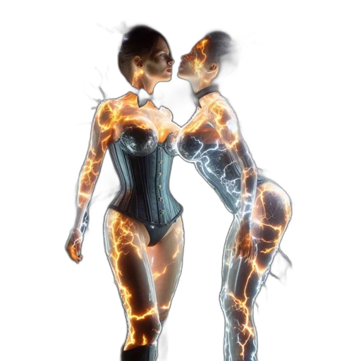 robot, 3d render, concept art, cyberpunk transparent PNG cut-out