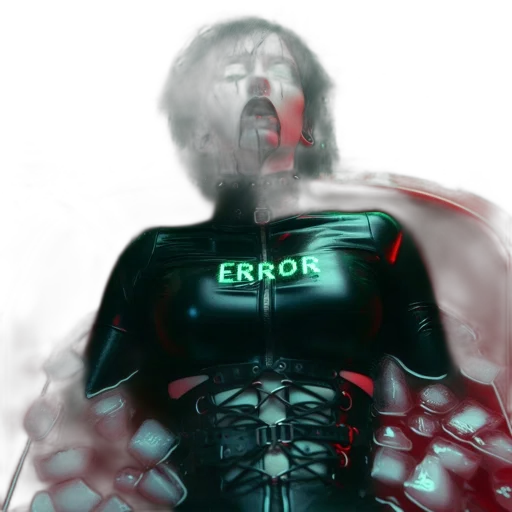 robot, jacket, creature, cyberpunk transparent PNG cut-out