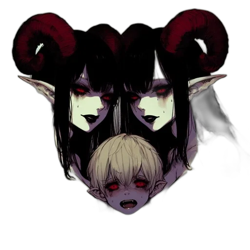 mask, face, creature, staff transparent PNG cut-out