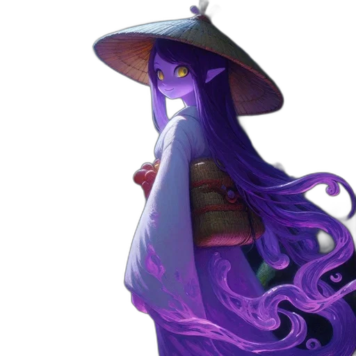 staff, dragon, hat, dress transparent PNG cut-out