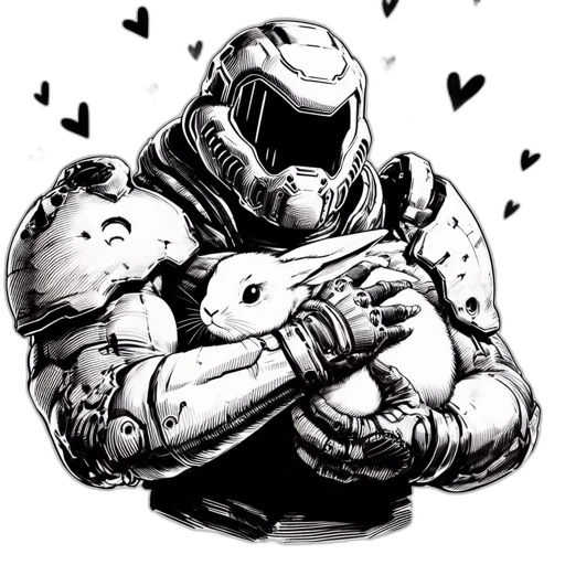 robot, comic book art, concept art, cyberpunk transparent PNG cut-out
