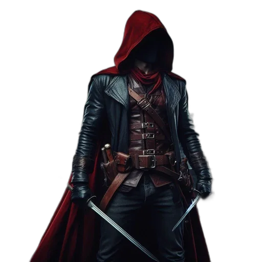 jacket, sword, weapon, staff transparent PNG cut-out