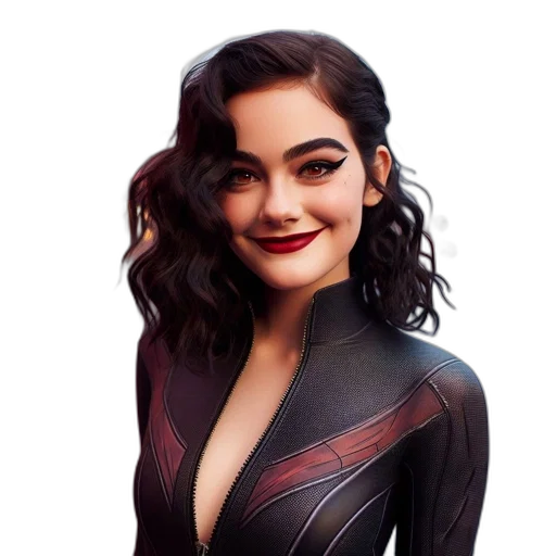 dress, hair, jacket, face transparent PNG cut-out