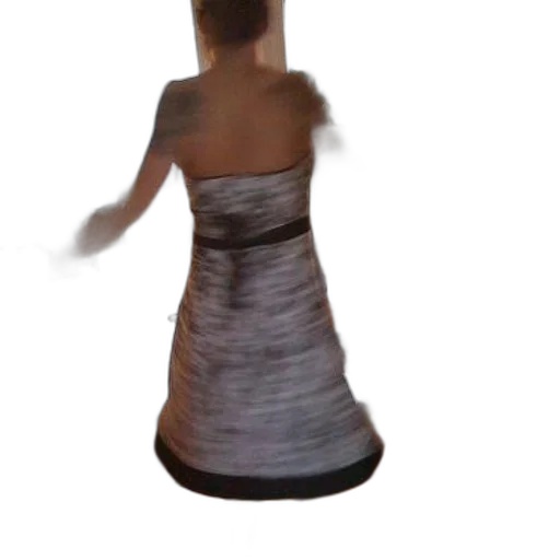 dress, hair, creature, robot transparent PNG cut-out