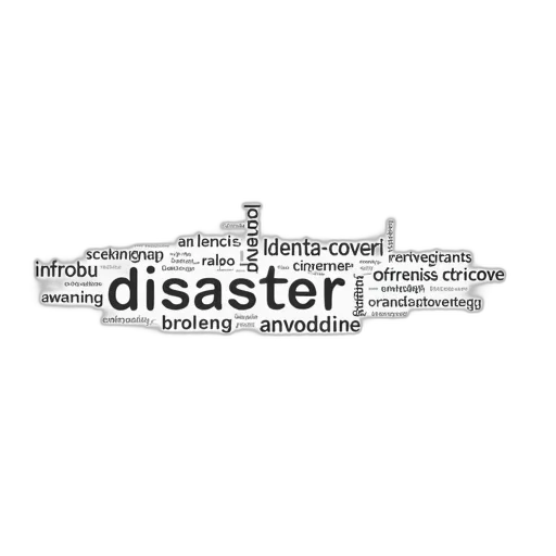 white, cover, words, disaster transparent PNG cut-out