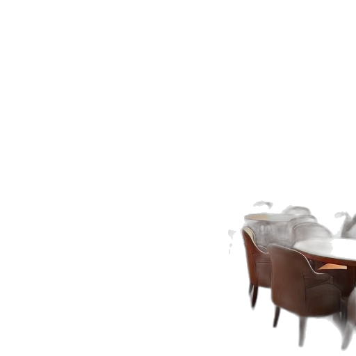 furniture, food, staff, 3d render transparent PNG cut-out