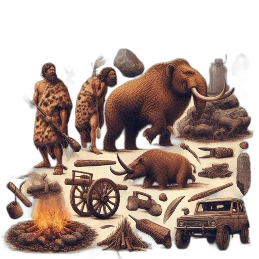 animal, car, concept art, fantasy art transparent PNG cut-out