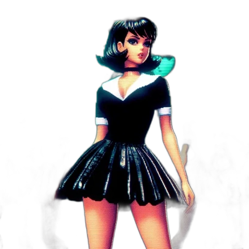 dress, concept art, 3d render, cartoon transparent PNG cut-out