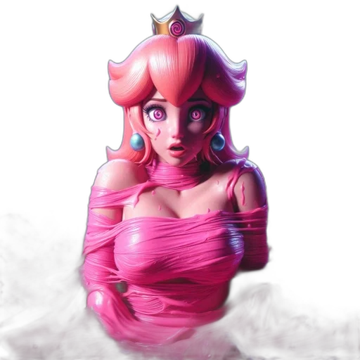 crown, dress, creature, concept art transparent PNG cut-out