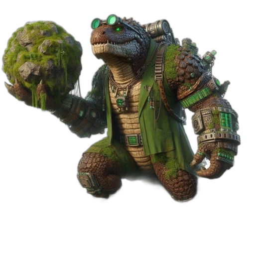dragon, creature, animal, staff transparent PNG cut-out