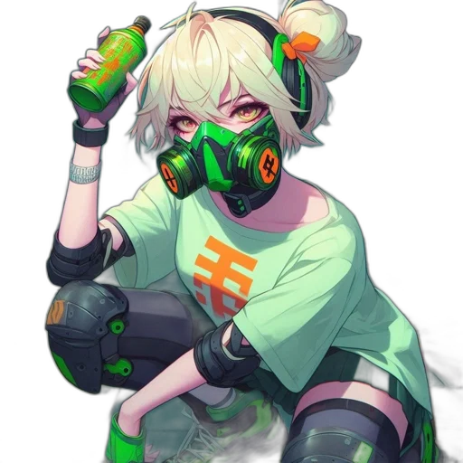 mask, robot, weapon, staff transparent PNG cut-out