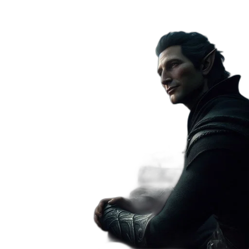 jacket, dragon, sword, face transparent PNG cut-out