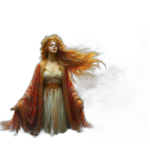 dress, dragon, fantasy art, concept art transparent PNG cut-out