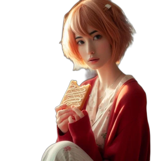 dress, food, face, staff transparent PNG cut-out
