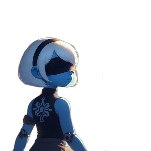 robot, mask, jacket, dress transparent PNG cut-out