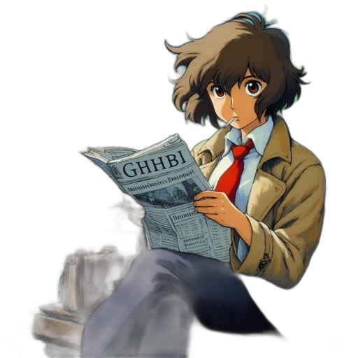 jacket, weapon, robot, staff transparent PNG cut-out